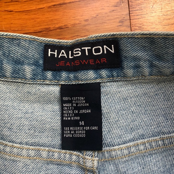 Vintage Halston Jean Shorts - Picture 3 of 5